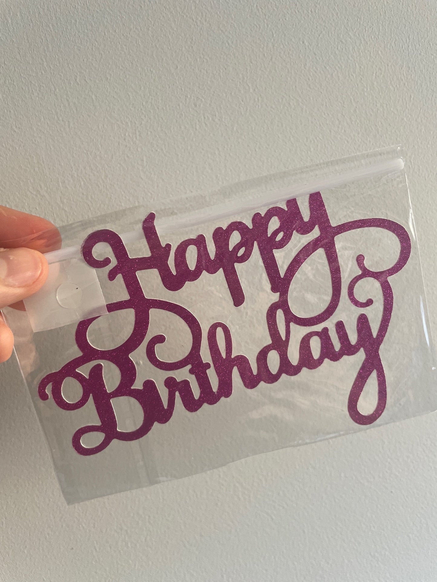 Happy Birthday Topper (Add on item) image 2