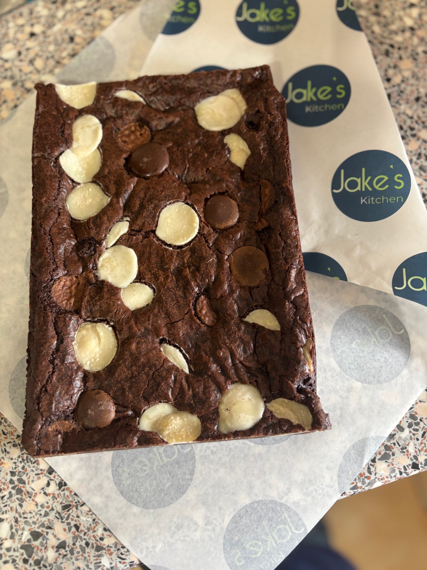 Brownie Traybake (made with gluten free & vegan ingredients)