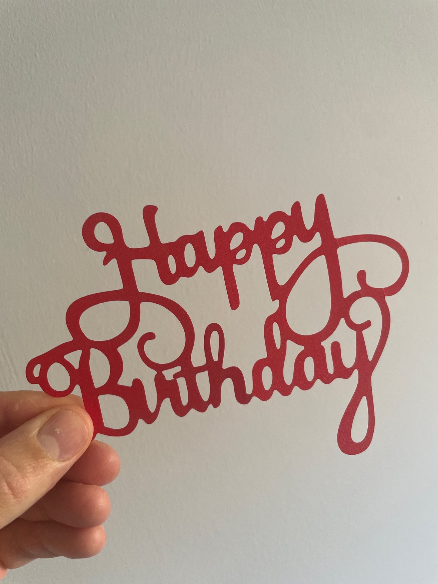 Happy Birthday Topper (Add on item) image 3
