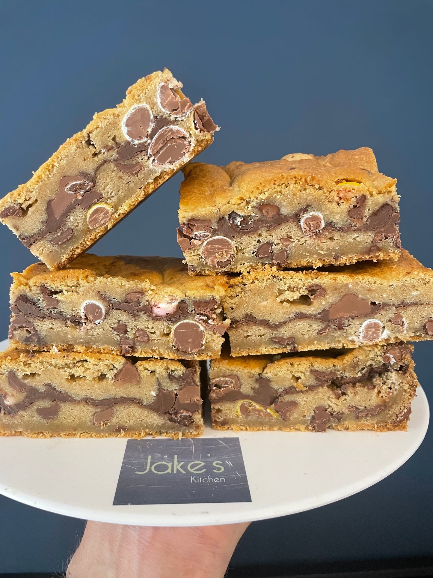 Mini Egg Stuffed Cookie Bar - One Slice