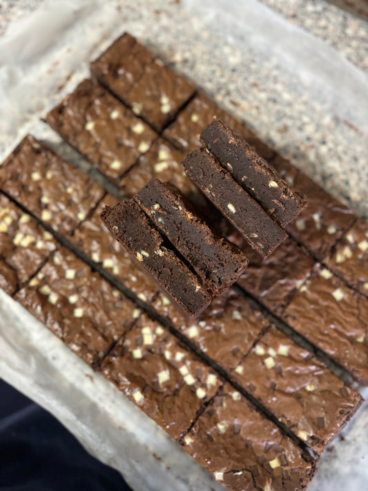 Triple Chocolate Brownie (G/F*) One Slice