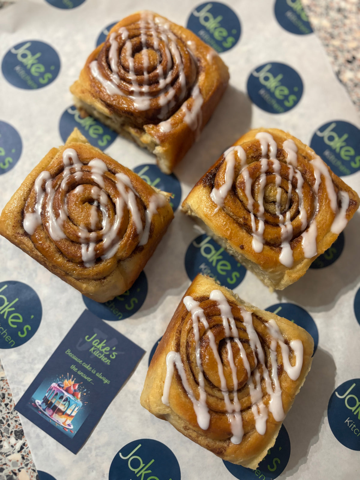 Jake's Swirly Rolls (Batch of Six or Twelve/ Pick Up Only)- lease organise pick up date before you order